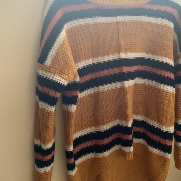 Yellow striped sweater - Picture 2 of 2